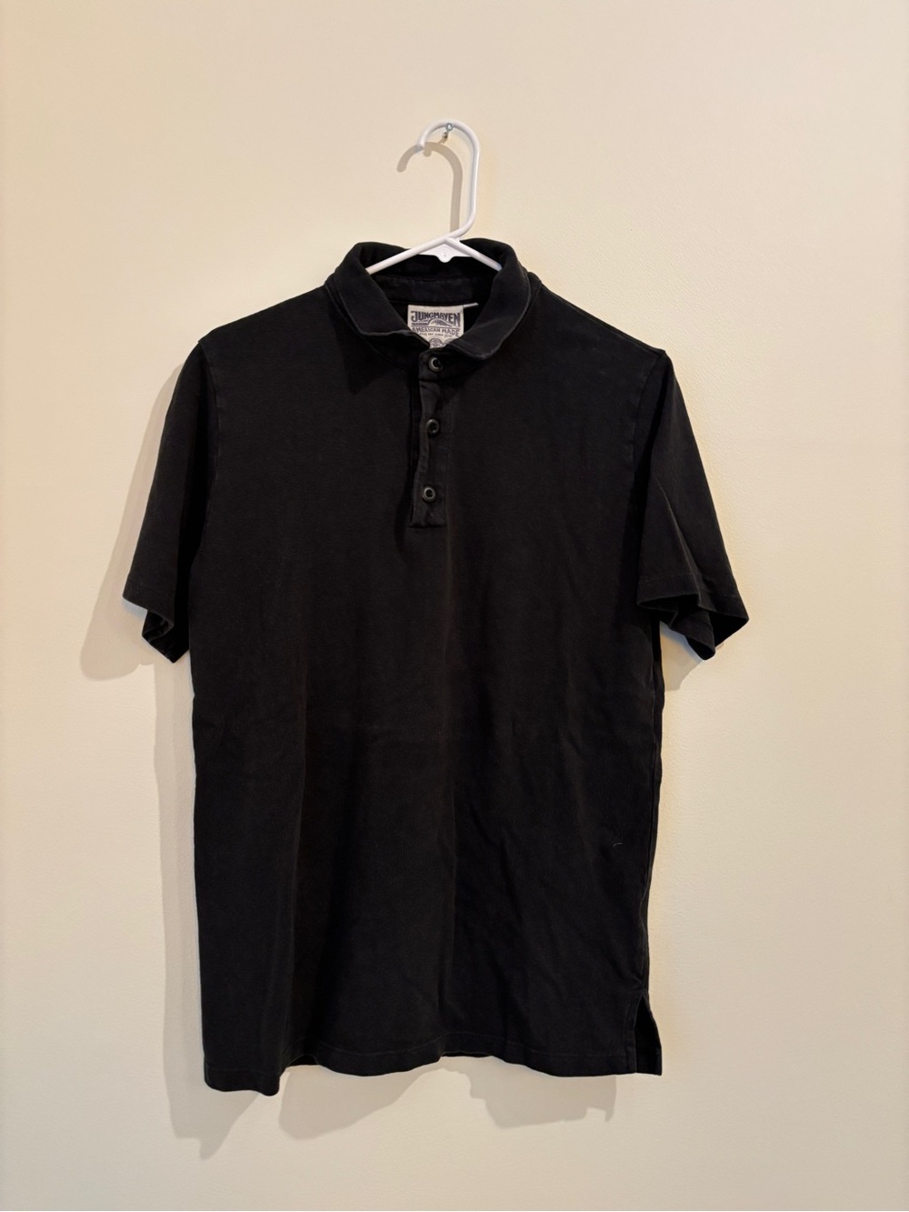 Jungmaven Preston Polo Shirt - Black / M